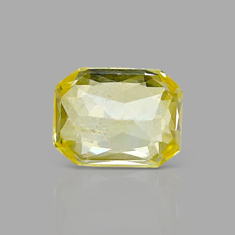 Yellow Sapphire 6.16x4.73x3.40mm Step Cut Octagon AA+ Loose Gemstone - AE016-183154