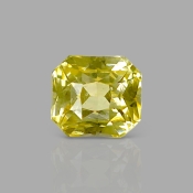 Yellow Sapphire 5.47x4.96x3.90mm Step Cut Octagon AA+ Loose Gemstone - AE014-183160