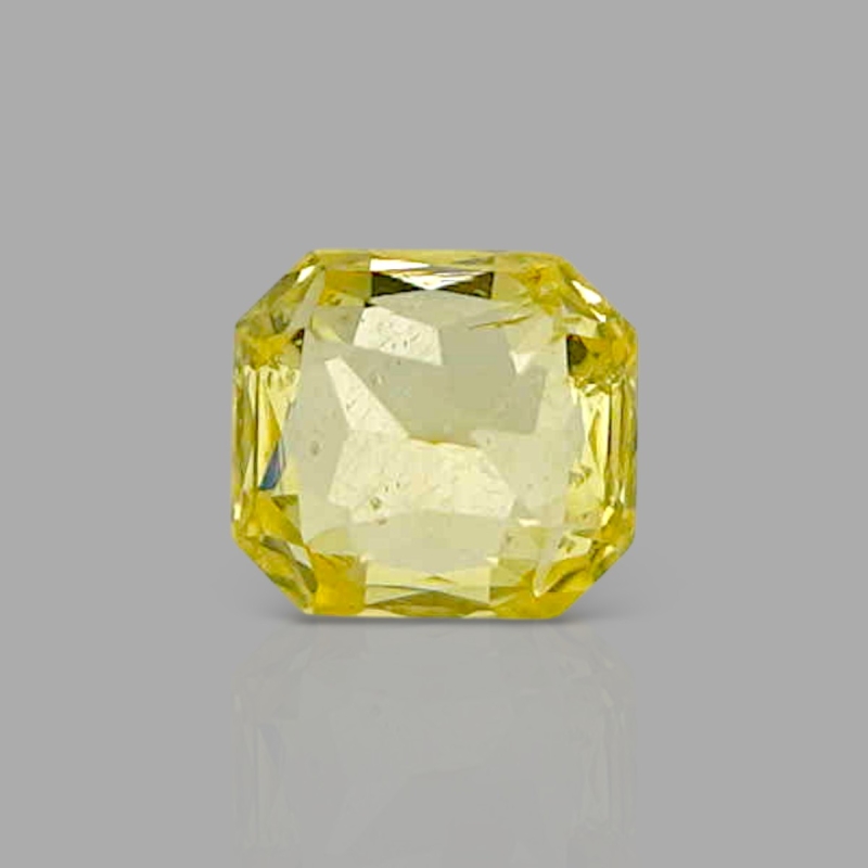 Yellow Sapphire 5.47x4.96x3.90mm Step Cut Octagon AA+ Loose Gemstone - AE014-183160