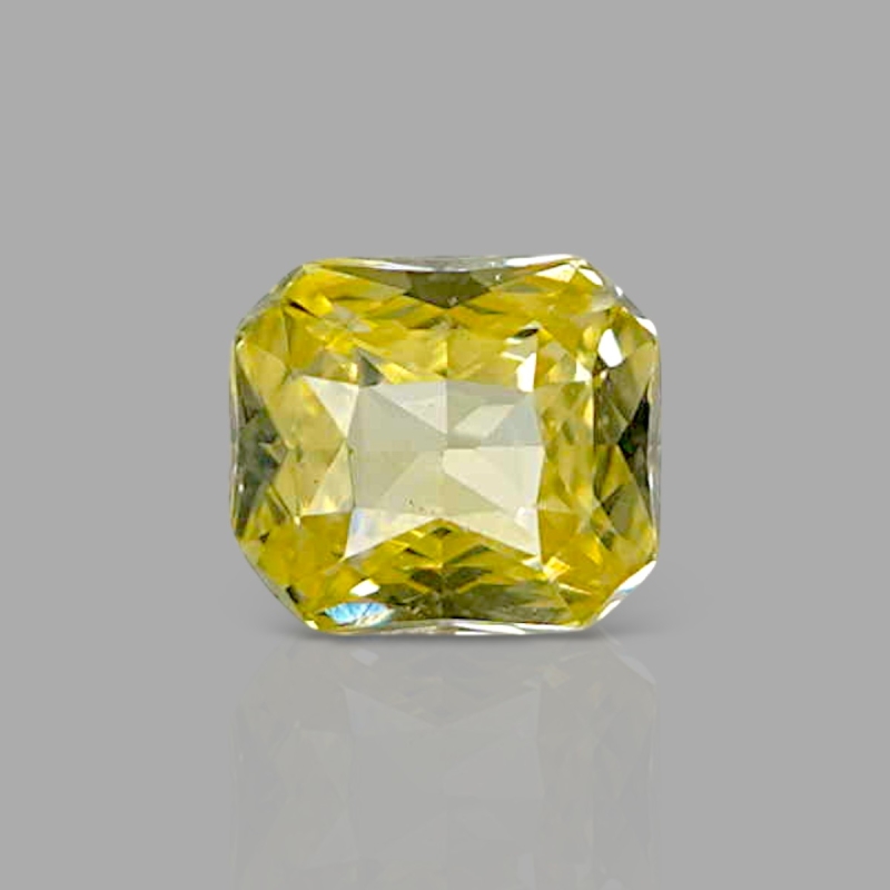 Yellow Sapphire 5.83x5.08x3.75mm Step Cut Octagon AA+ Loose Gemstone - AE014-183161
