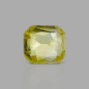 Yellow Sapphire 5.51x5.01x3.40mm Step Cut Octagon AA+ Loose Gemstone - AE014-183162