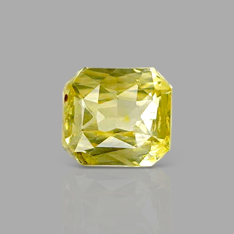 Yellow Sapphire 5.51x5.01x3.40mm Step Cut Octagon AA+ Loose Gemstone - AE014-183162