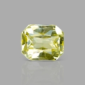 Yellow Sapphire 5.74x4.79x3.60mm Step Cut Octagon AA+ Loose Gemstone - AE014-183163