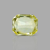Yellow Sapphire 5.74x4.79x3.60mm Step Cut Octagon AA+ Loose Gemstone - AE014-183163