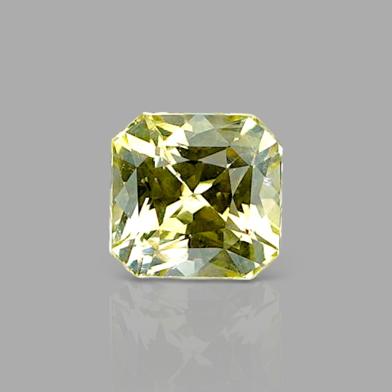 Yellow Sapphire 5.47x5.28x3.90mm Step Cut Octagon AA+ Loose Gemstone - AE012-183135