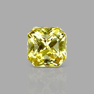 Yellow Sapphire 5.42x5.35x4mm Step Cut Octagon AA+ Loose Gemstone - AE012-183138
