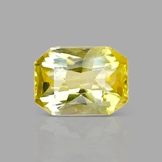 Yellow Sapphire 6.59x4.78x3.15mm Step Cut Octagon AA+ Loose Gemstone - AE015-183156