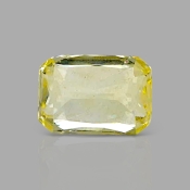 Yellow Sapphire 6.56x4.59x3.50mm Step Cut Octagon AA+ Loose Gemstone - AE015-183157