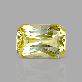 Yellow Sapphire 6.56x4.59x3.50mm Step Cut Octagon AA+ Loose Gemstone - AE015-183157