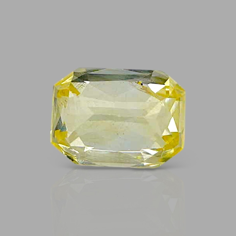 Yellow Sapphire 6.62x4.86x3.80mm Step Cut Octagon AA+ Loose Gemstone - AE015-183158