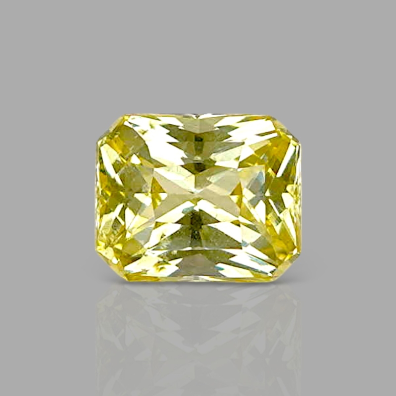 Yellow Sapphire 6.12x5.02x3.60mm Step Cut Octagon AA+ Loose Gemstone - AE015-183159