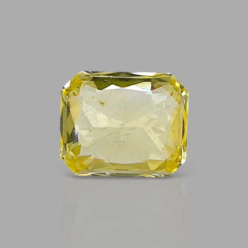 Yellow Sapphire 6.12x5.02x3.60mm Step Cut Octagon AA+ Loose Gemstone - AE015-183159