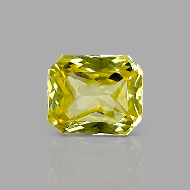 Yellow Sapphire 6.10x5.14x3.25mm Step Cut Octagon AA+ Loose Gemstone - AE017-183139