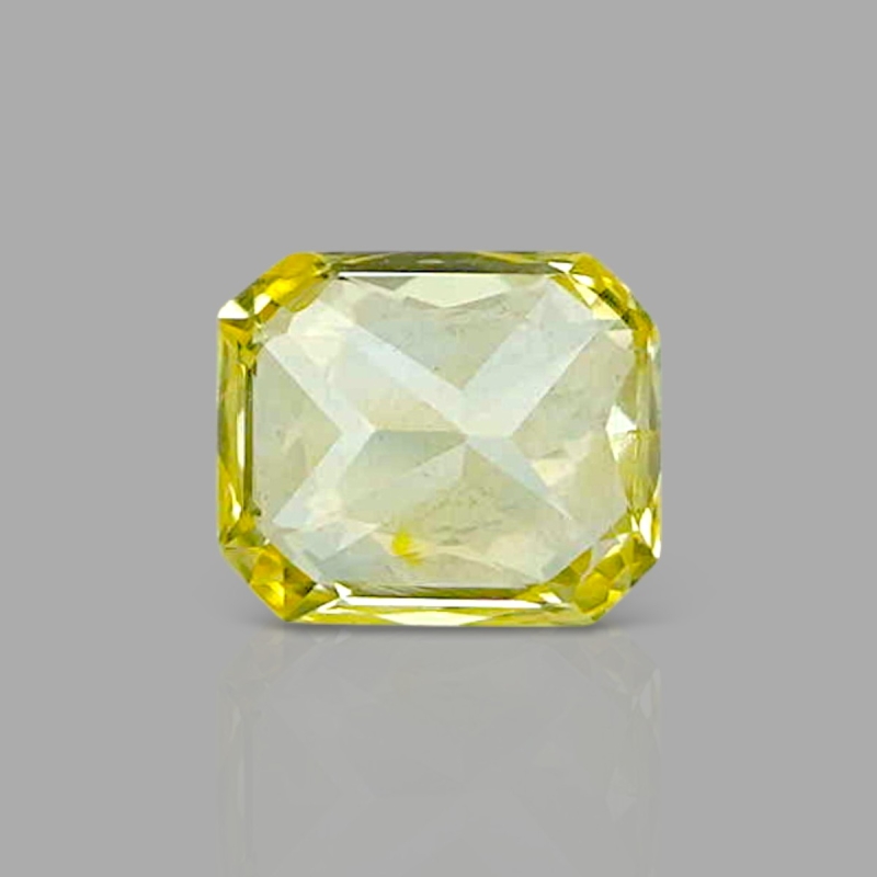 Yellow Sapphire 6.10x5.14x3.25mm Step Cut Octagon AA+ Loose Gemstone - AE017-183139