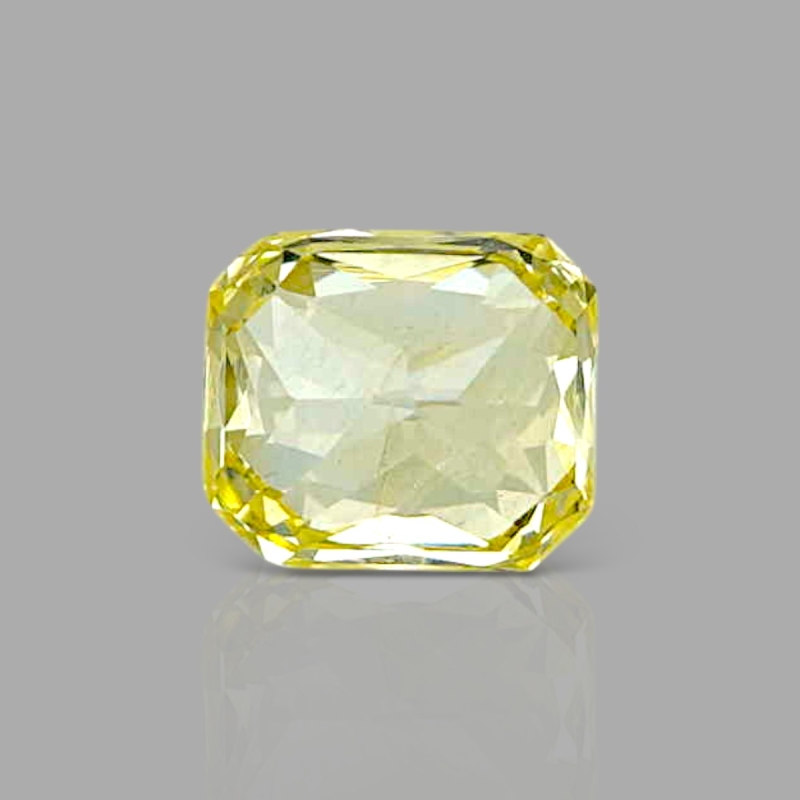 Yellow Sapphire 5.76x4.97x4mm Step Cut Octagon AA+ Loose Gemstone - AE017-183141
