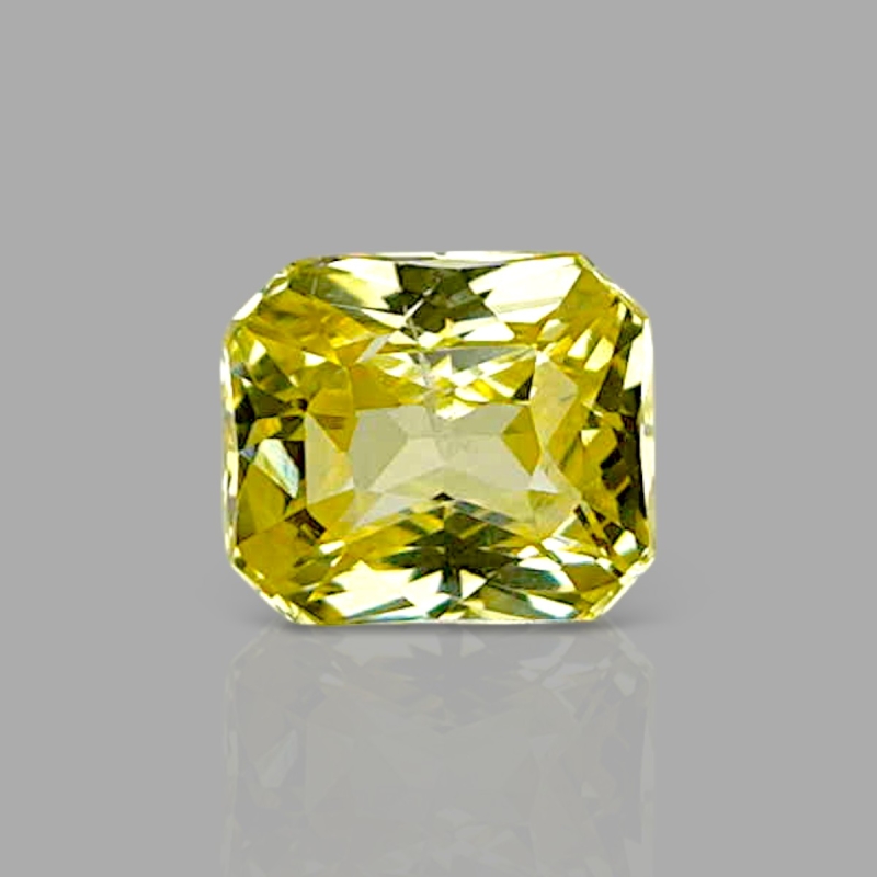 Yellow Sapphire 5.76x4.97x4mm Step Cut Octagon AA+ Loose Gemstone - AE017-183141