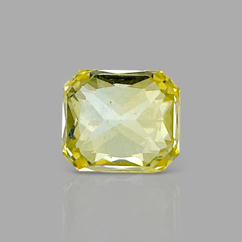 Yellow Sapphire 5.76x5.02x3.65mm Step Cut Octagon AA+ Loose Gemstone - AE017-183142