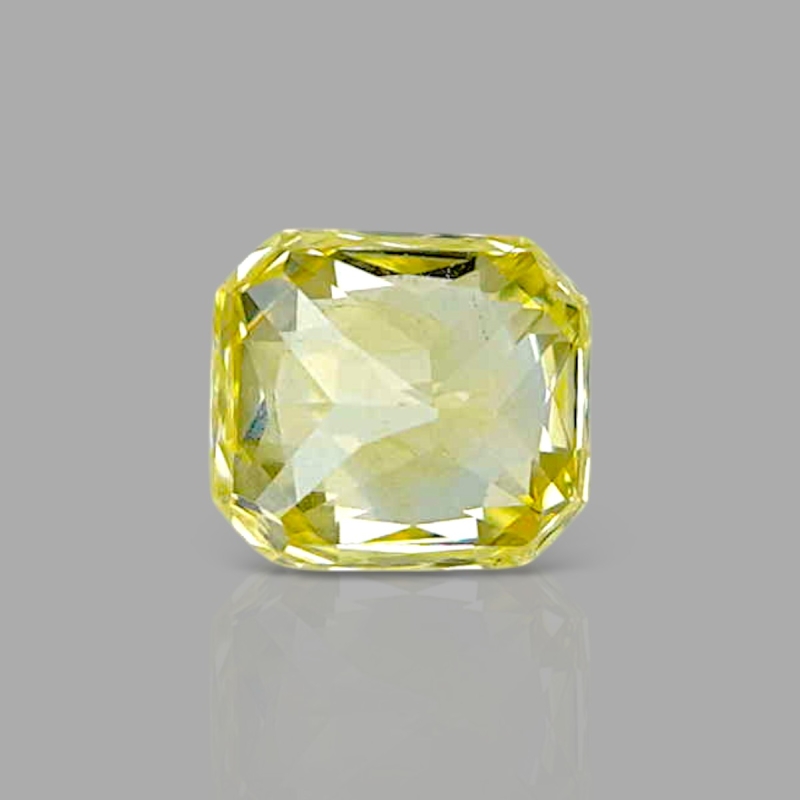Yellow Sapphire 5.62x5.05x3.90mm Step Cut Octagon AA+ Loose Gemstone - AE017-183143