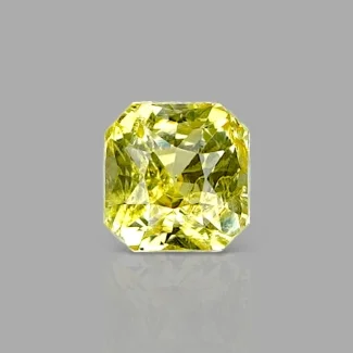 Yellow Sapphire 5.17x5.04x4mm Step Cut Octagon AA+ Loose Gemstone - AE018-183120