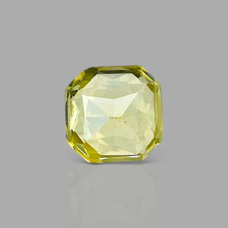 Yellow Sapphire 5.49x5.43x3.20mm Step Cut Octagon AA+ Loose Gemstone - AE018-183123