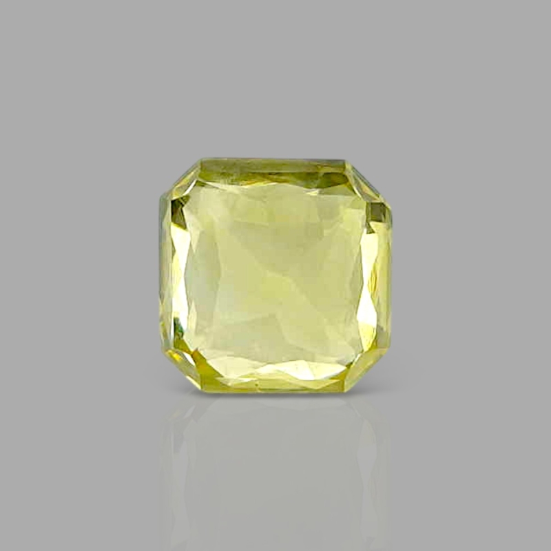 Yellow Sapphire 5.20x5.14x3.80mm Step Cut Octagon AA+ Loose Gemstone - AE018-183125