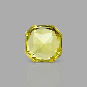 Yellow Sapphire 5.24x5.23x4.05mm Step Cut Octagon AA+ Loose Gemstone - AE018-183126