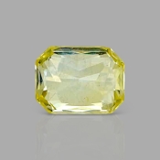 Yellow Sapphire 5.91x4.50x3.70mm Step Cut Octagon AA+ Loose Gemstone - AE013-183144