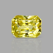 Yellow Sapphire 5.81x4.34x4.05mm Step Cut Octagon AA+ Loose Gemstone - AE013-183145