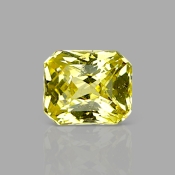 Yellow Sapphire 5.62x4.70x3.80mm Step Cut Octagon AA+ Loose Gemstone - AE013-183146