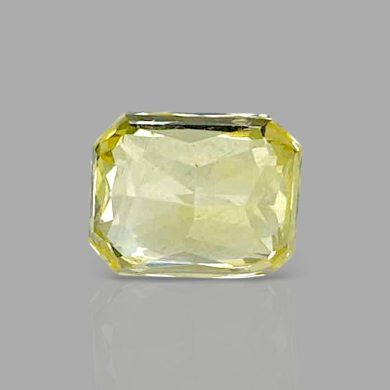 Yellow Sapphire 5.80x4.52x3.80mm Step Cut Octagon AA+ Loose Gemstone - AE013-183147