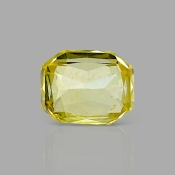 Yellow Sapphire 5.83x4.65x3.35mm Step Cut Octagon AA+ Loose Gemstone - AE011-183132
