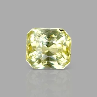 Yellow Sapphire 5.43x4.94x3.90mm Step Cut Octagon AA+ Loose Gemstone - AE010-183179