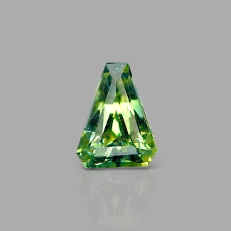 Green Sapphire 7.43x5.79x4.40mm Faceted Fancy AAA Loose Gemstone - AE-183031