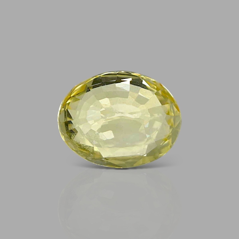 Yellow Sapphire 11.50x9x5.60mm Faceted Oval AA Loose Gemstone - AE026-183210