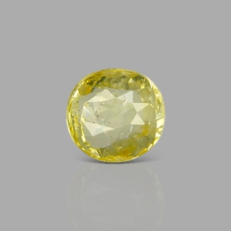 Yellow Sapphire 9.66x9.17x5.20mm Faceted Cushion A+ Loose Gemstone - AE020-183205