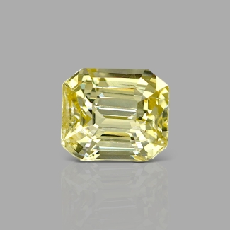 Yellow Sapphire 10.46x9.01x6.65mm Step Cut Octagon AAA Loose Gemstone - RS-183237