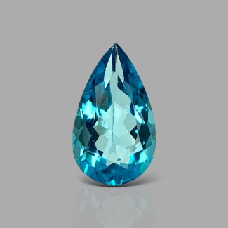 London Blue Topaz 16x9.5mm Faceted Pear AAA Grade Loose Gemstone - 158202