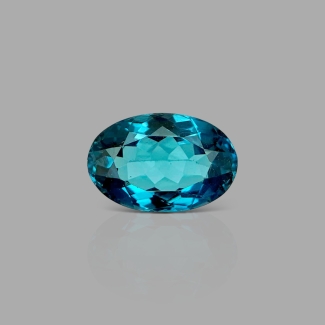 London Blue Topaz 8.98x13.56mm Faceted Oval AAA Grade Loose Gemstone - 158208