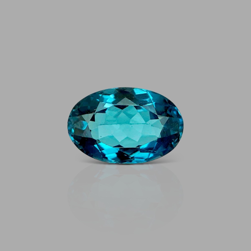London Blue Topaz 8.98x13.56mm Faceted Oval AAA Grade Loose Gemstone - 158208