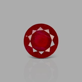 Ruby 11.10mm Faceted Round A+ Loose Gemstone - 182050