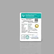 Yellow Sapphire 9.46x8.36x6.40mm Faceted Oval AA+ Loose Gemstone - AE001-183040