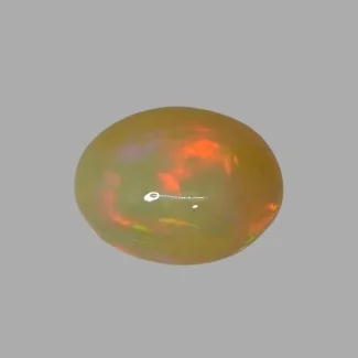 Ethiopian Opal 13x9.93x6mm Smooth Oval AAA Loose Cabochon - BV-183294
