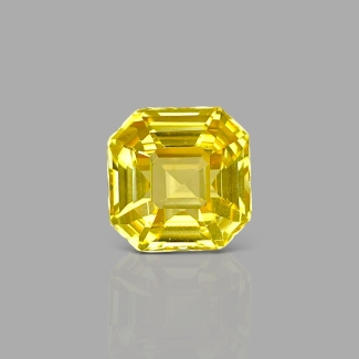 Yellow Sapphire 8.51x8.42x5.94mm Step Cut Octagon AAA+ Loose Gemstone - AE-183394