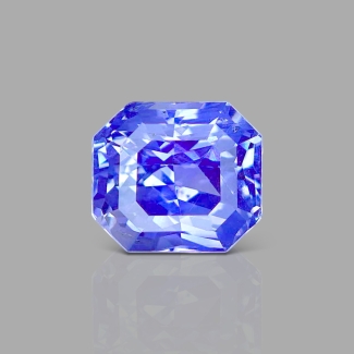 Blue Sapphire 10.42x9.25x7.31mm Step Cut Octagon AA+ Loose Gemstone - AE-183392