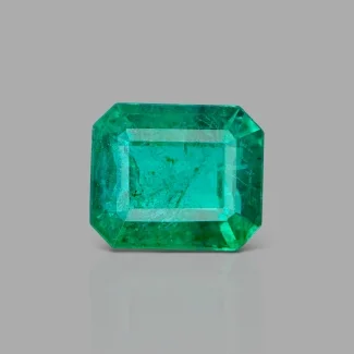 Emerald 11.32X9.54X7.31mm Step Cut Octagon AA+ Loose Gemstone - KV-183749
