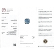 Blue Sapphire 9.84x8.90x7.47mm Step Cut Octagon AA Loose Gemstone - SH01H-183557