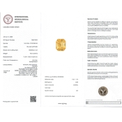 Yellow Sapphire 11.24x10.43x8.24mm Step Cut Octagon AAA Loose Gemstone - SH01E-183568