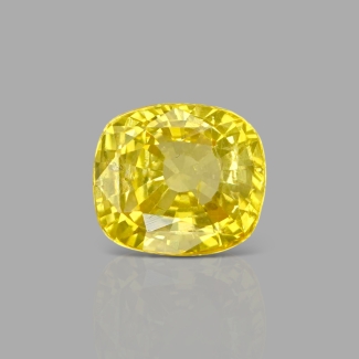 Yellow Sapphire 9.40x8.32x5.51mm Faceted Cushion AAA Loose Gemstone - SH01E-183571