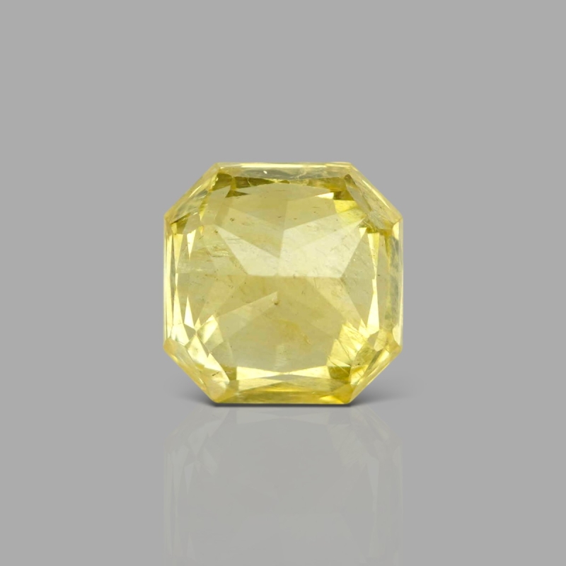 Yellow Sapphire 11.18x11.11x8.73mm Step Cut Octagon AA Loose Gemstone - SH01I-183549