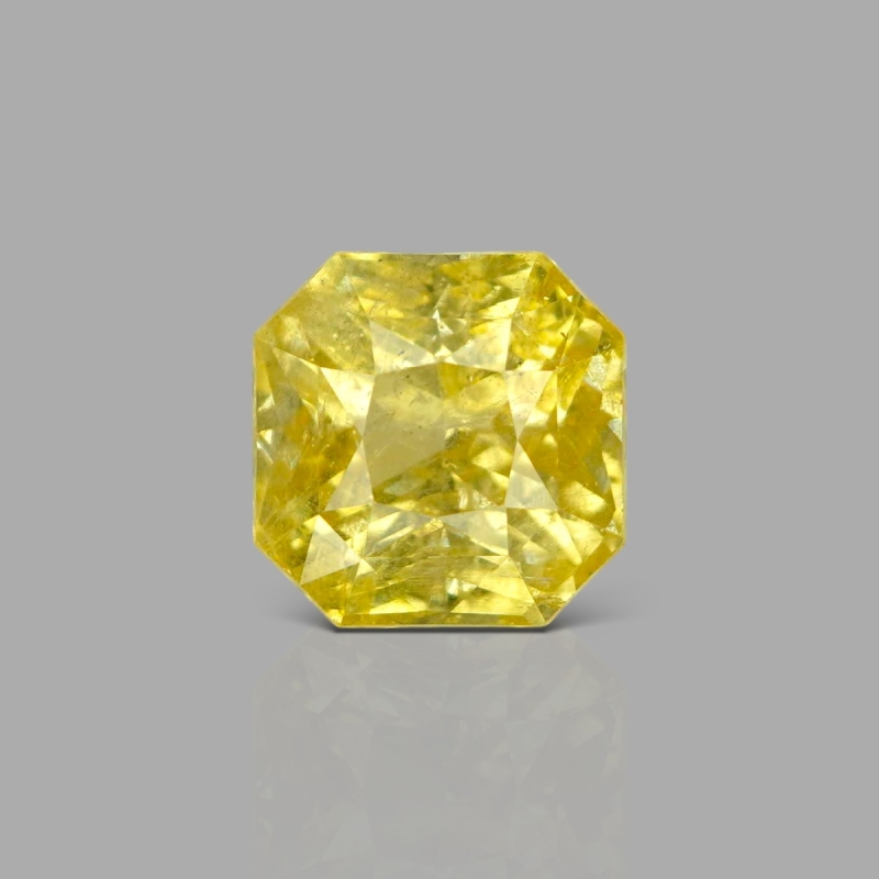 Yellow Sapphire 11.18x11.11x8.73mm Step Cut Octagon AA Loose Gemstone - SH01I-183549
